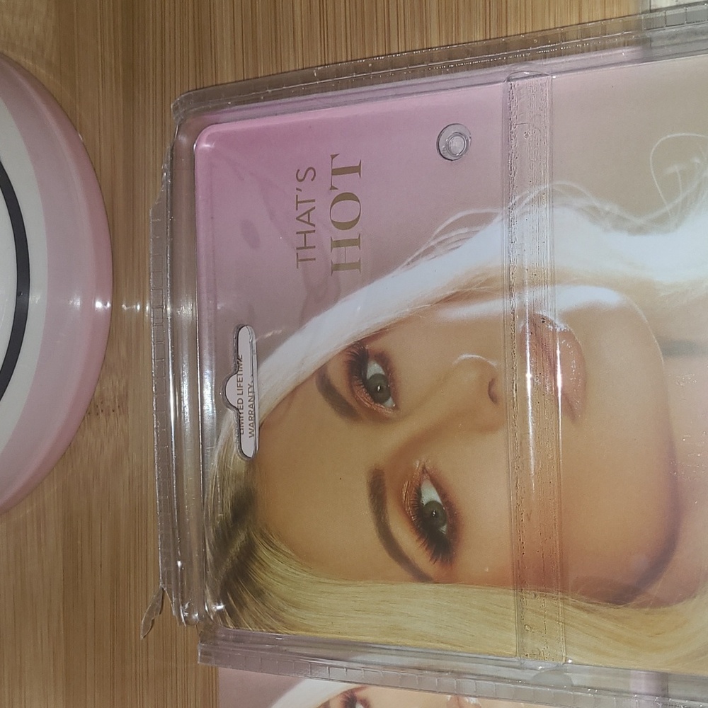 Paris Hilton High-Carbon Stainless Steel Cleaver Pink Diamond Pattern
